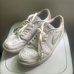 Nike White Low-Top Sneakers